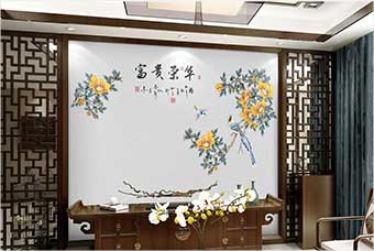 安顺森佰汇航空纤维墙咔（富贵荣华）