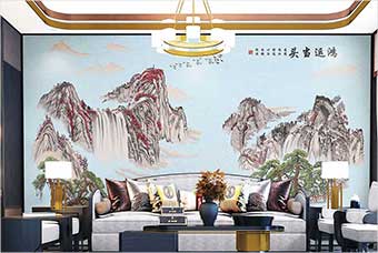 安顺森佰汇航空纤维墙咔（鸿运当头）